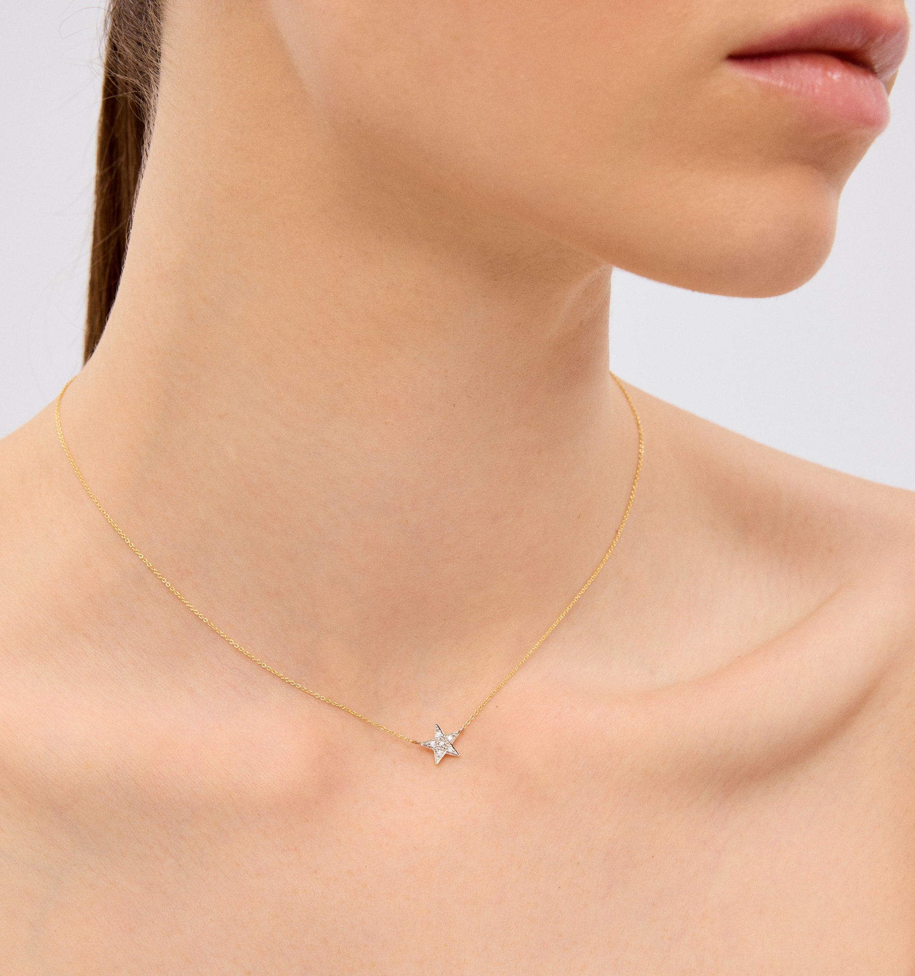 Diamond Star Necklace - S - Image 2