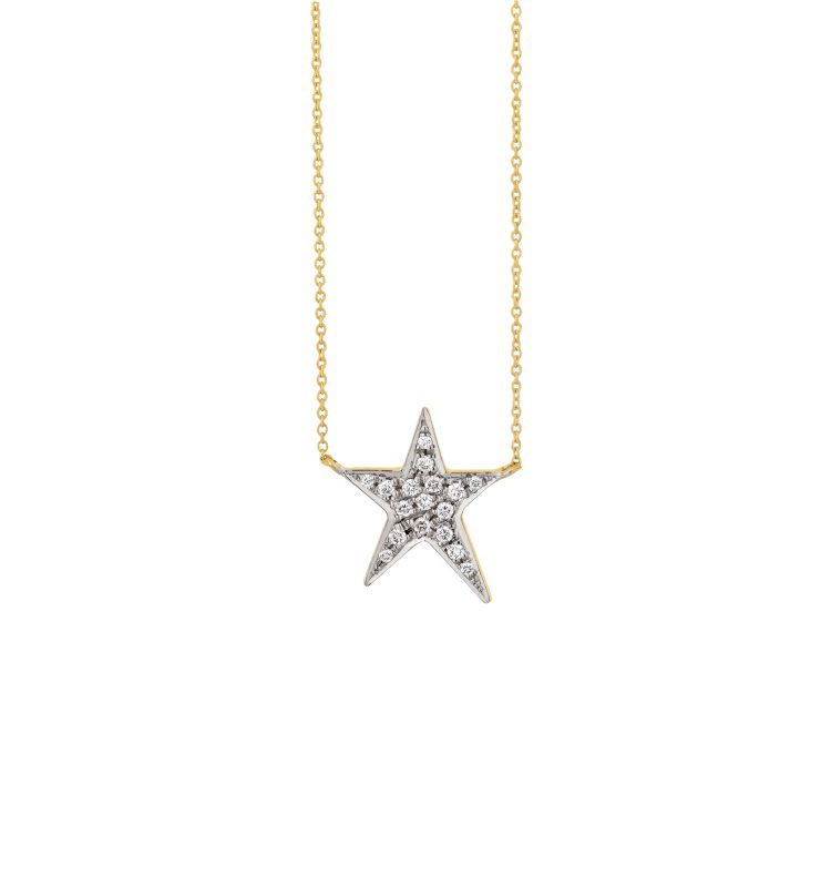 Diamond star necklace - L