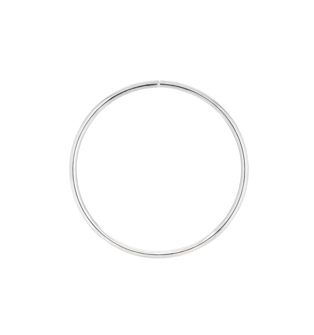 Bold Silver Chocker - L