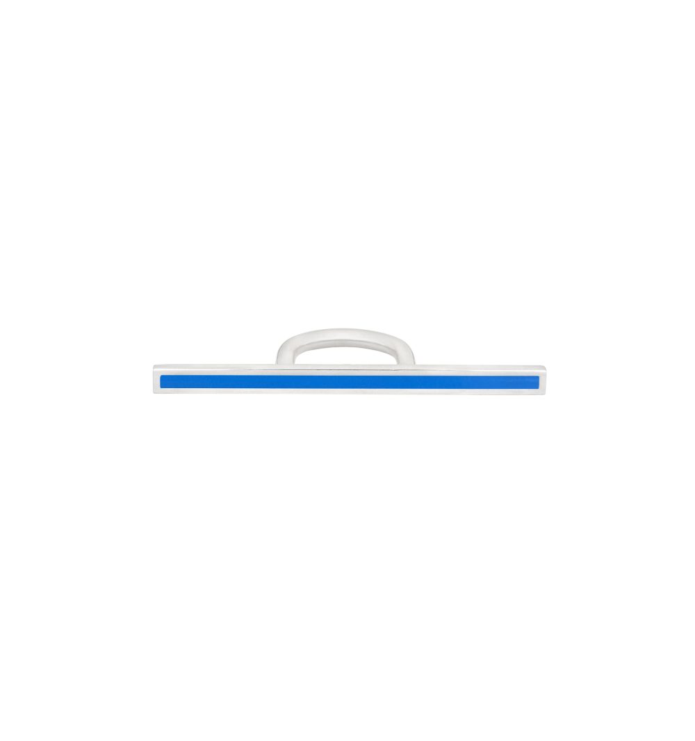 Blue Enamel Silver ring - S