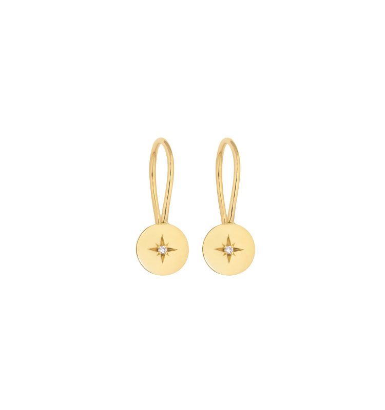Half Cyclos Stars Earrings