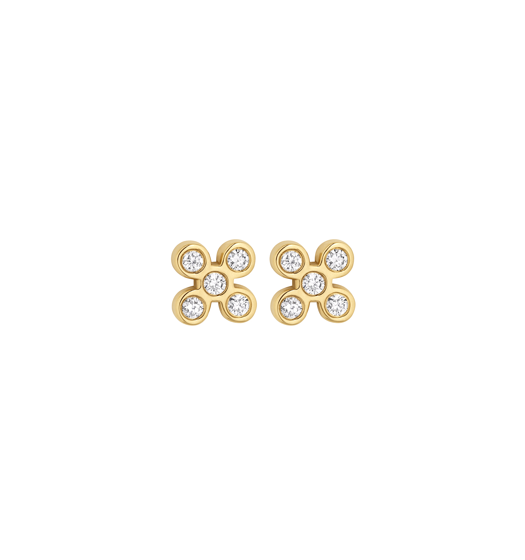 Cross Diamonds Earrings