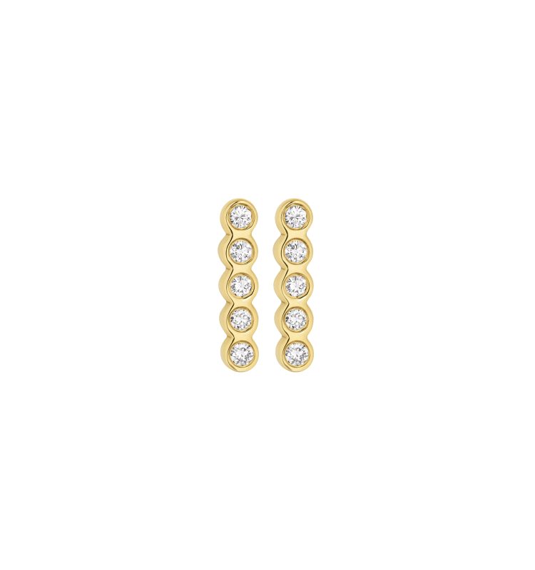 Line Diamonds earrings - L