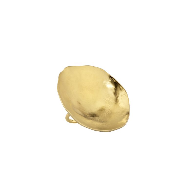 Phiale ring - Goldish patina