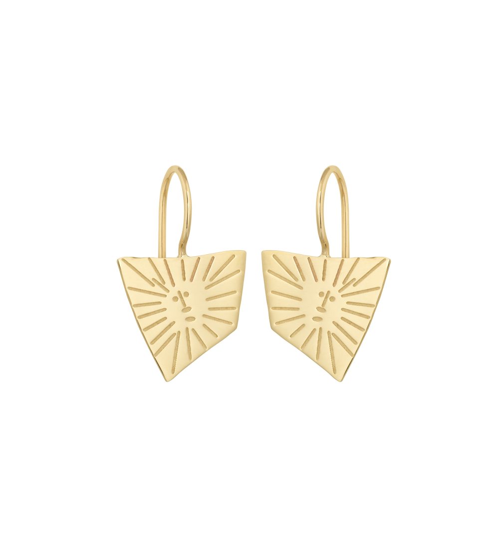 "Sun" - Torn Symbol earrings