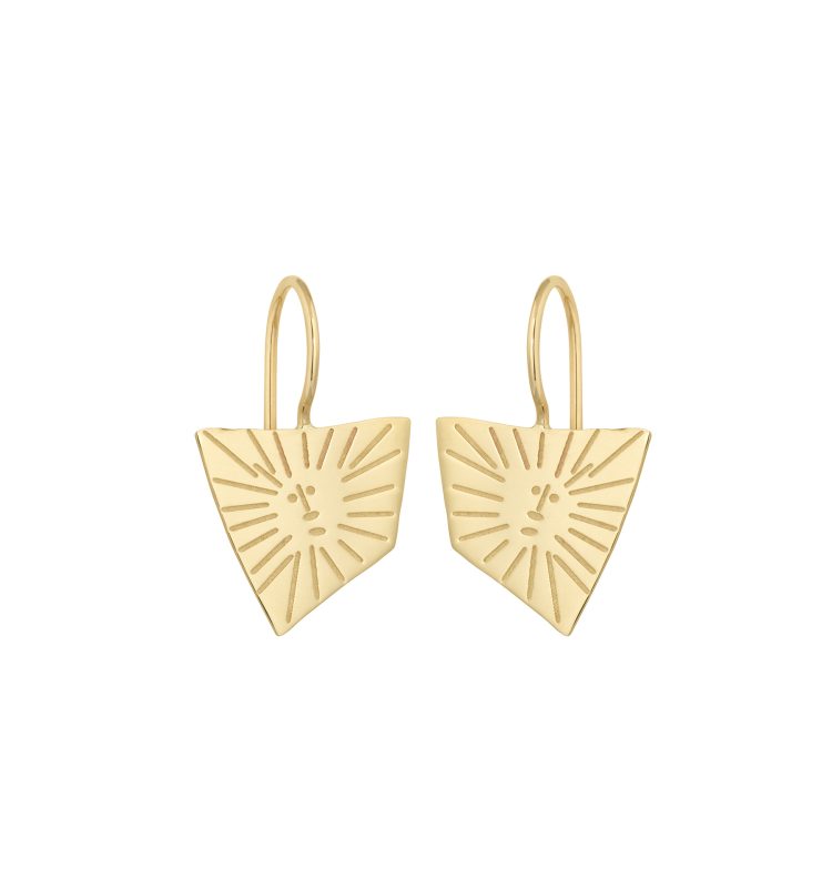 "Sun" - Torn Symbol earrings
