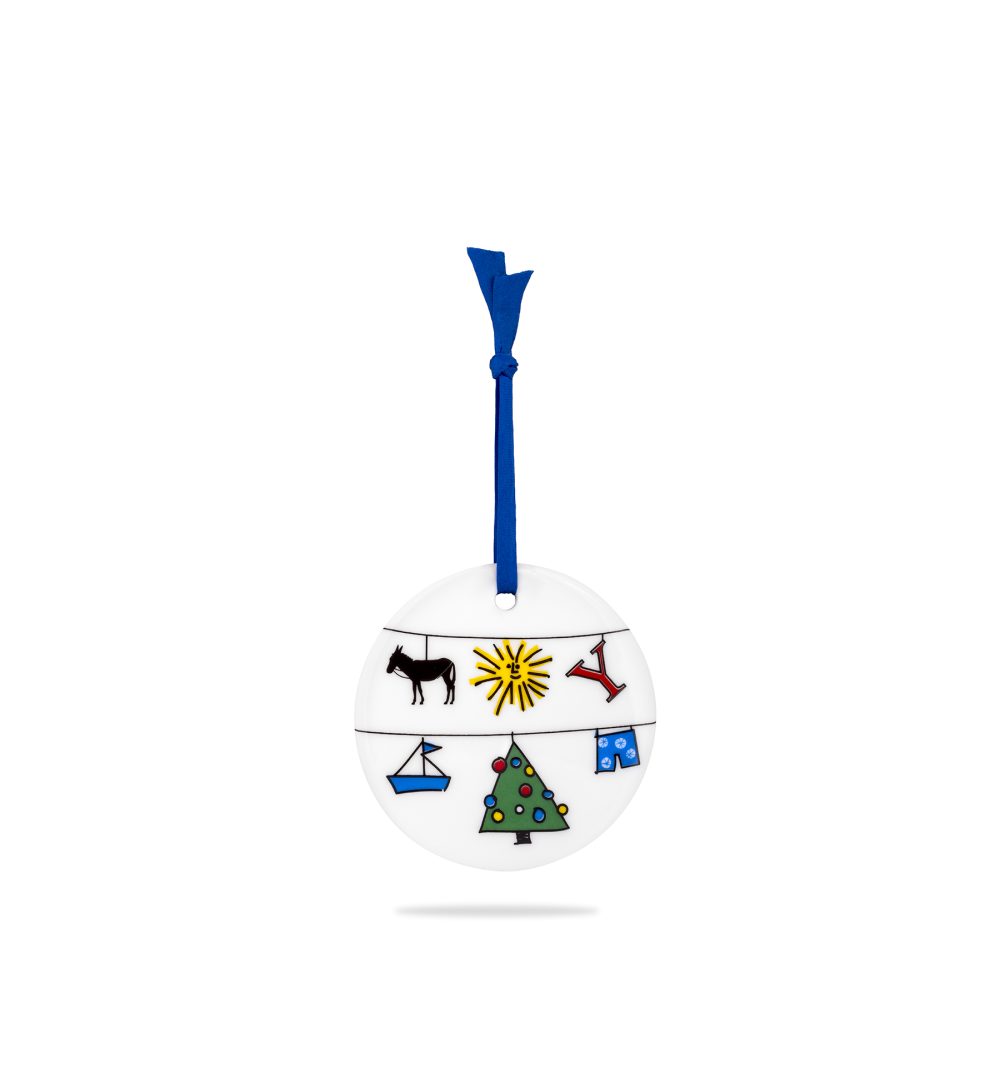 Porcelain Ornament - Greek Memories