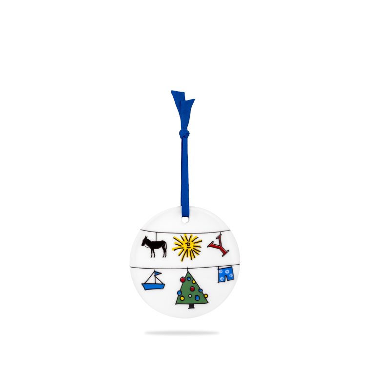 Porcelain Ornament - Greek Memories