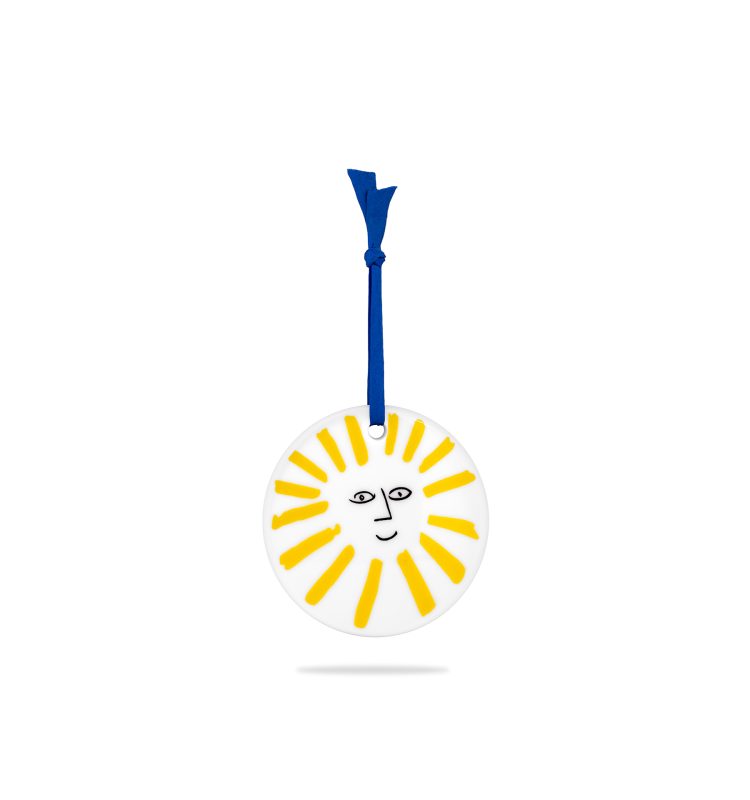 Porcelain Ornament - Sun