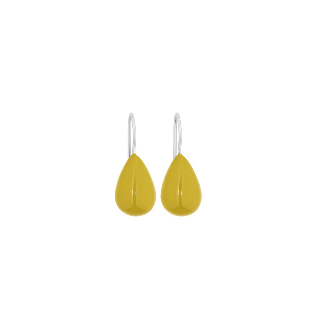 Mini Goldenrod Fully Colored Drop Earrings