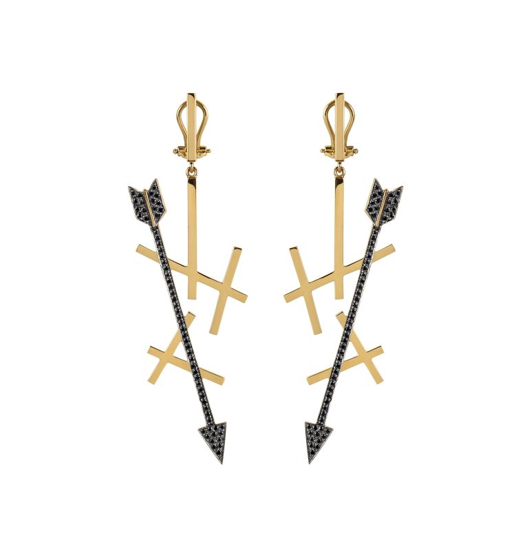 Love in Motion Arrow Earrings