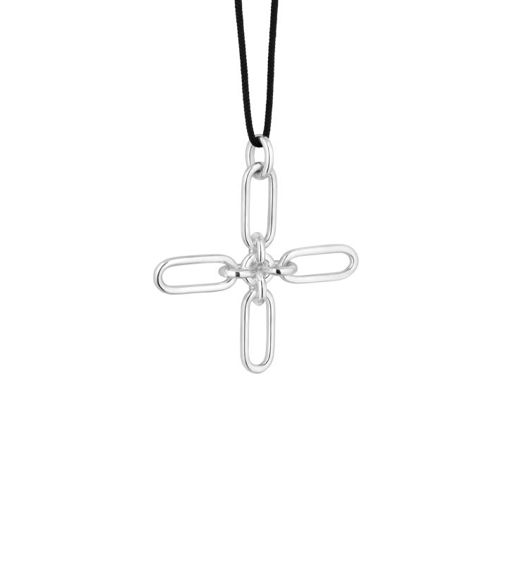 Nautical Knot Cross Pendant
