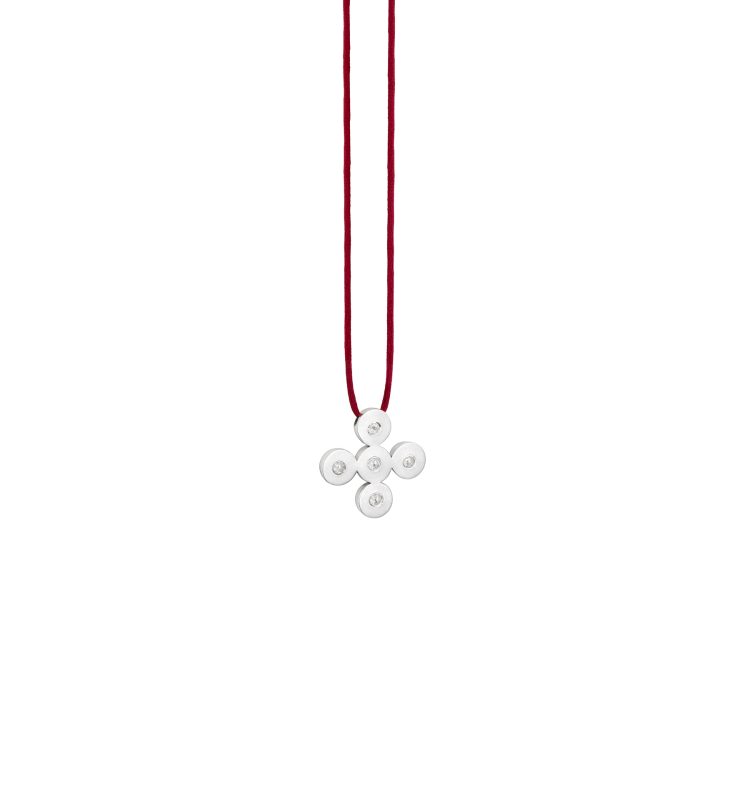 Half Cyclos Silver Pendant