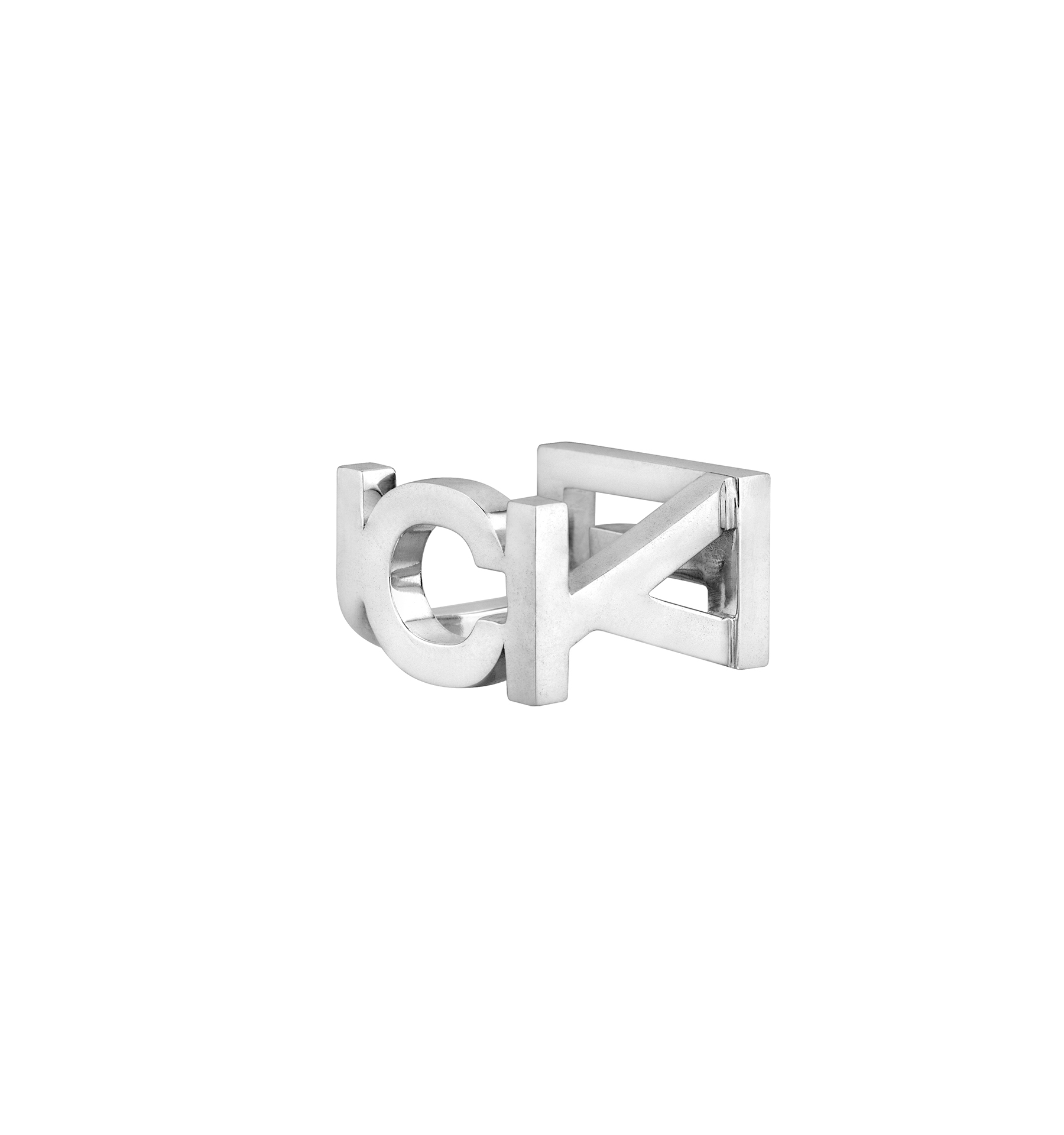 "Fuck" Unisex Angular Ring - Image 3