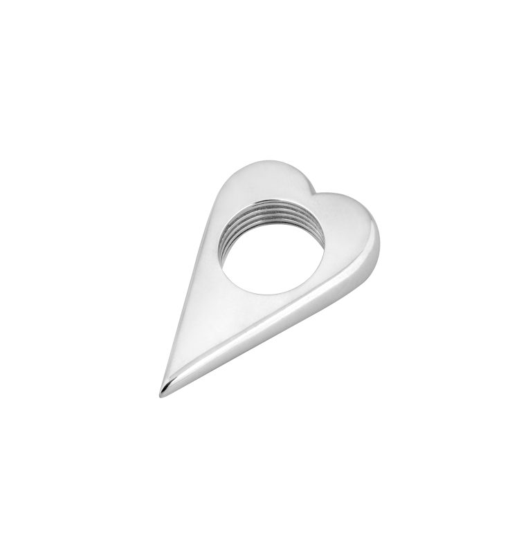 Screw Heart Ring