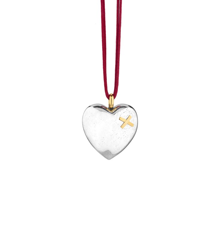 Aluminum X Heart