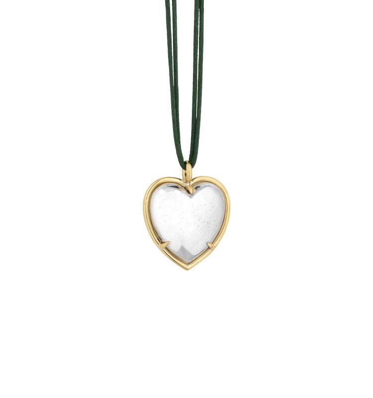 Aluminum Embraced Heart - L