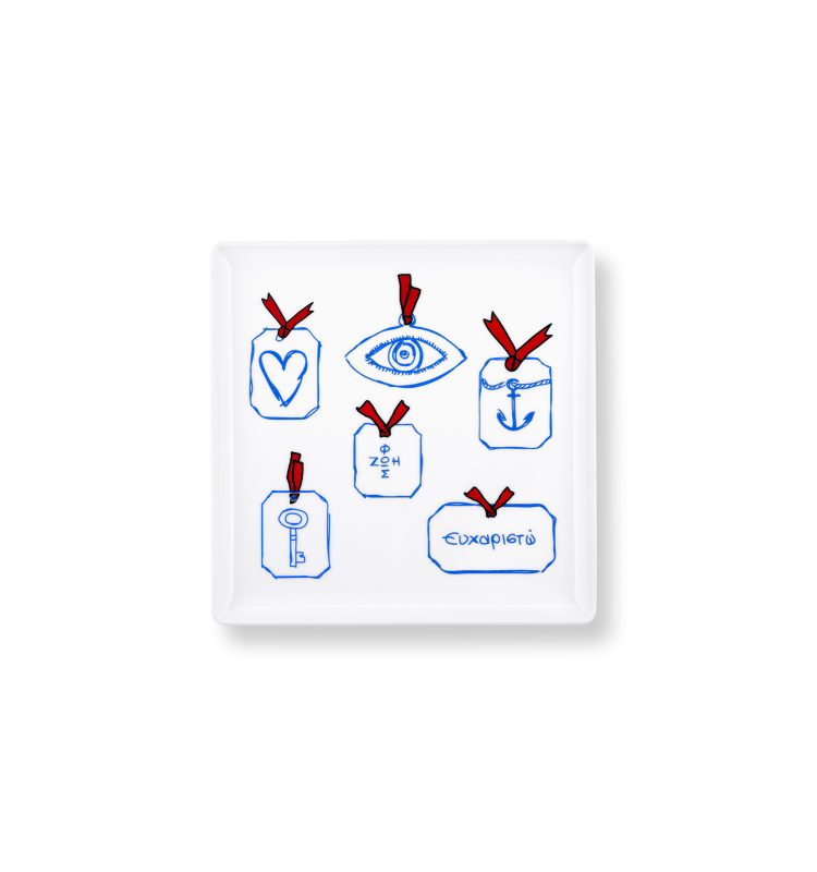 Symbols of Wishes and Gratitude - Platter