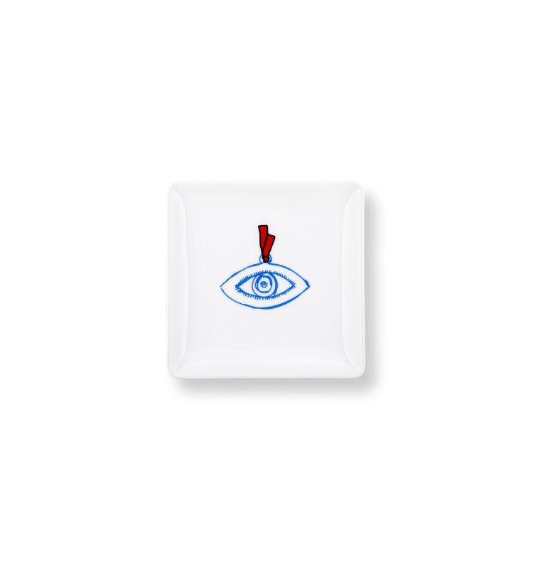 The Protective Eye - Mini Porcelain Plate 12cm