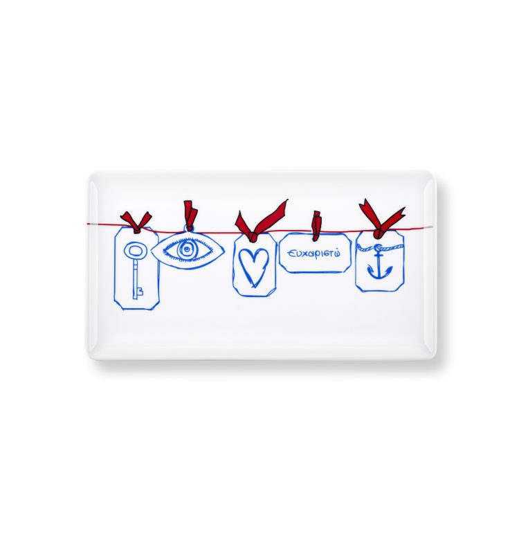 Symbols of Good Wishes - Platter