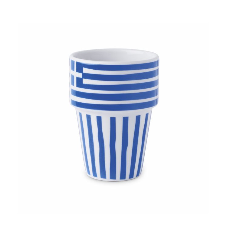 Greek Flag Porcelain Mug